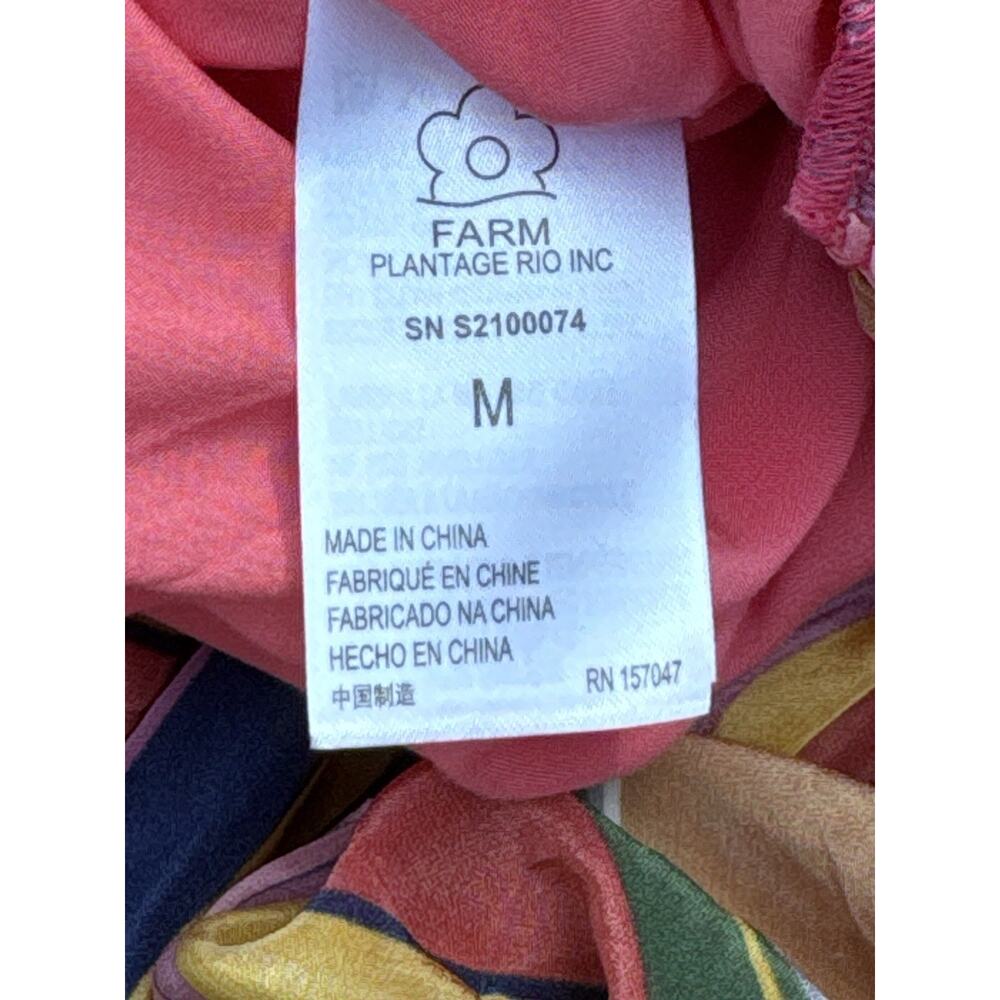 FARM Rio Mixed Stripes Strapless Maxi Dress Size M NWT Multicolor MSRP 245 - Picture 14 of 16